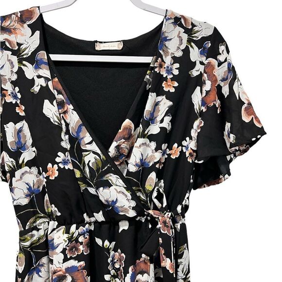 ALTAR’D STATE High Low Floral Wrap Dress Size Small - Picture 2 of 9